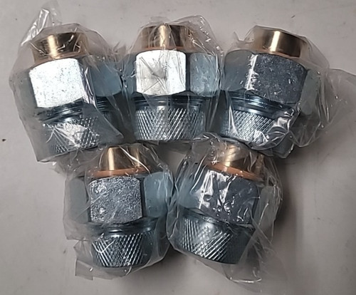 (QTY 5) Bluefin Dielectric Union 3/4" Female Steel FIttings