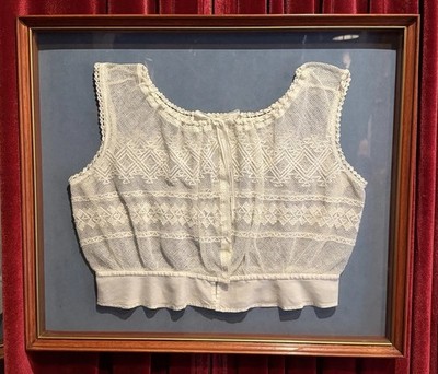 Victorian Lace Corset Cover Or Camisole ND 1890-1900