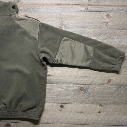 Vtg French Army Fleece Jacket Mens 120L (XXL) Cold Weather Olive Fecsa 2001 image 9