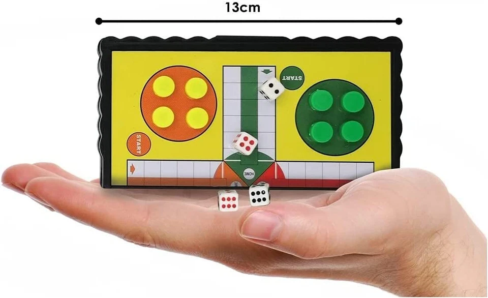 Mini Magnetic Travel Board Games - Chess , Ludo , Snakes and Ladders,  Draughts - Image 4 of 4