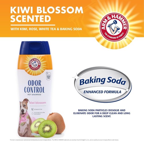 Arm & Hammer Super Deodorizing Shampoo for Dogs Odor Eliminating 20 Fl Oz - Picture 3 of 6