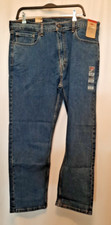 Levi's Men's 505 Straight Regular Fit Blue Jeans Denim 38 x 30 medium wash NWT