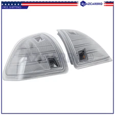 Amber LED Side Mirror Turn Signal Lights For Dodge Ram 1500 2500 3500 Clear Lens