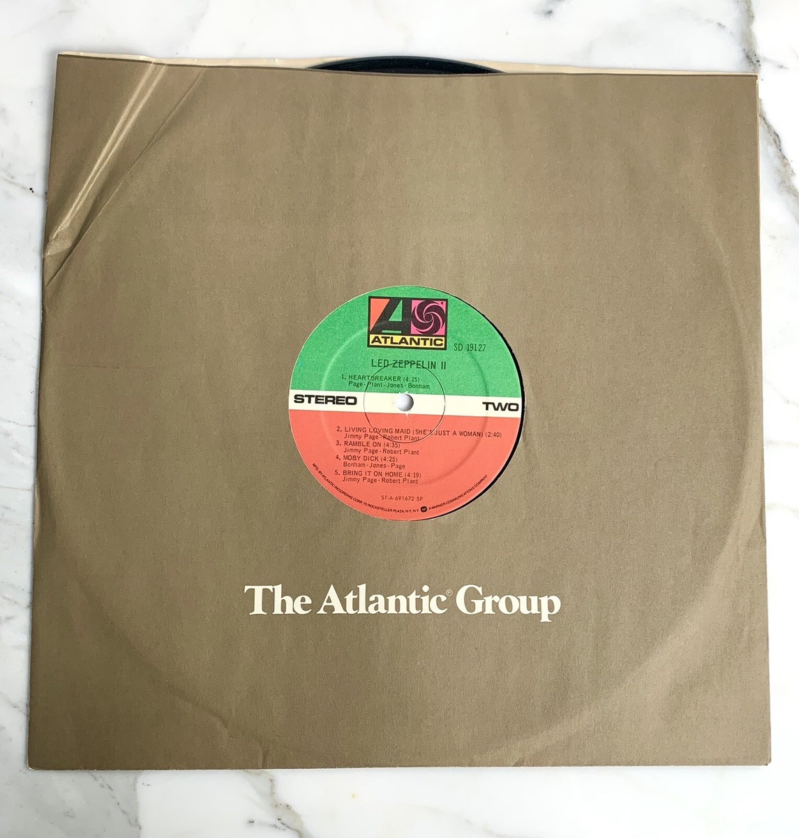LED ZEPPELIN II 1969 VINYL - Led Zeppelin 2/II ATLANTIC 1969 SD
