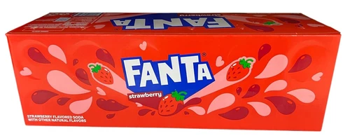Fanta Strawberry Flavored Soda 12 pack