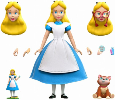Super7 Alice im Wunderland Disney Ultimates Alice Figur 18 cm Neu