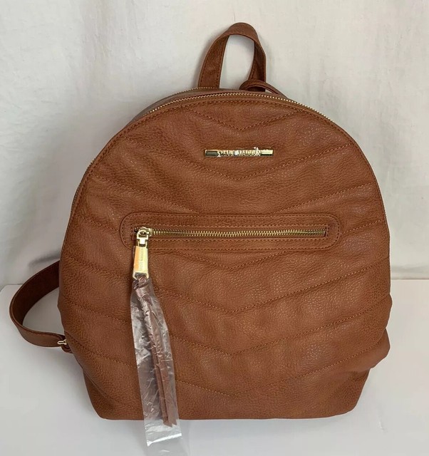 steve madden cognac backpack