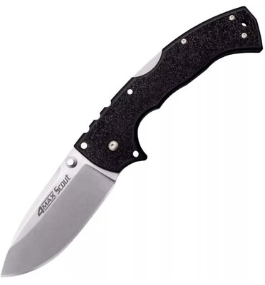 Cold Steel  4-Max Scout Folding Knife 4'' AUS-10A Steel Blade Griv-Ex Handle