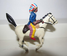 Vintage Britains North American Indian Mounted Lead Toy Soldier Figure 3