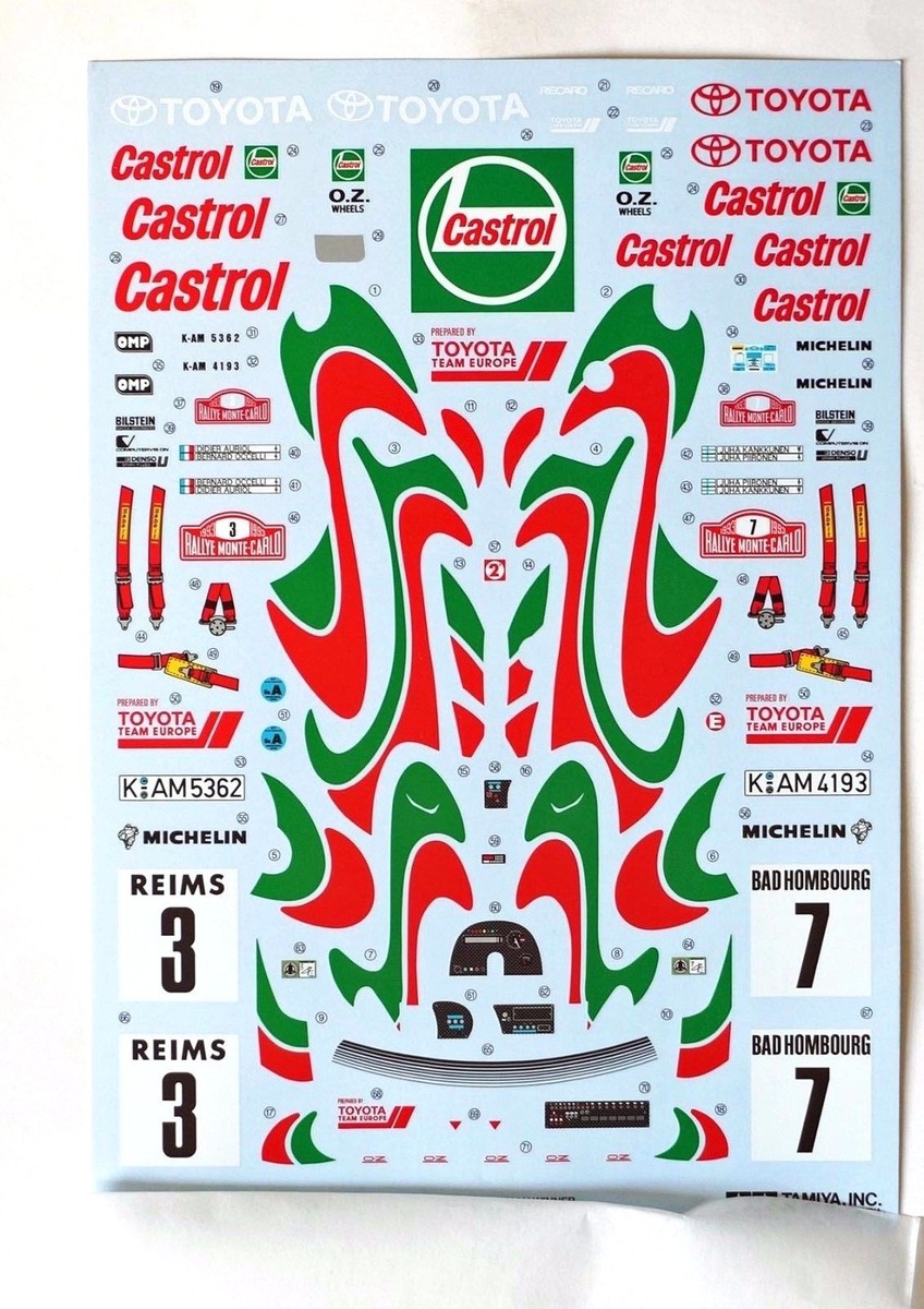1/24 TAMIYA CELICA GT-FOUR WRC Monte Carlo 1/24 #24125 EUR 34,90 - DE