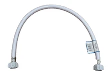 PVC Flexible Braided Riser 1/2"FIP x 1/2"FIP x 30" Long for Hot/Cold Water Hose