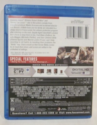 The Family (Blu-ray 2013) Robert De Niro, Michelle Pfeiffer, Tommy