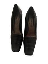 Vintage Etienne Aigner Black Leather Size 7.5 M