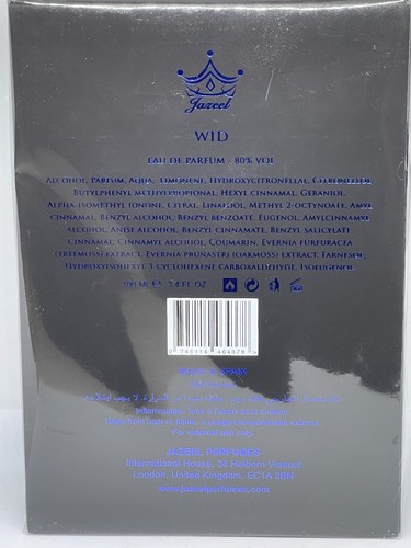 Jazeel Wid Eau De Parfum 3.4oz / 100ml NEW IN BOX - Picture 3 of 7