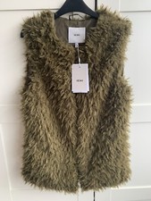 Ichi Tito Waistcoat Olive Small - Nwt