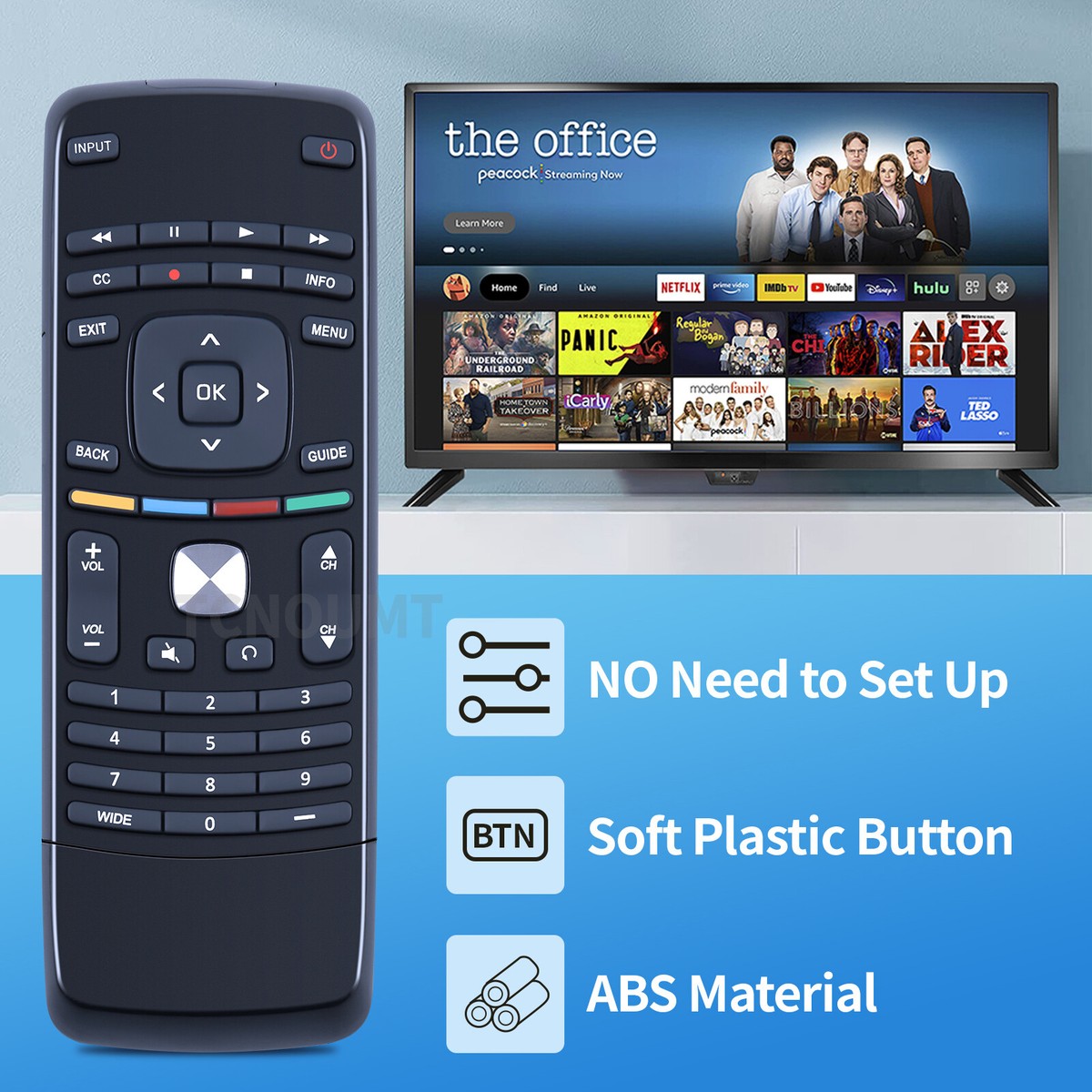 Control Compatible Con Pantalla Vizio E240ar E320ar E420ar - Foto 2