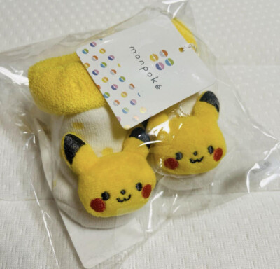 Monpoke Pokemon Pilachu Pile Socks Newborn Babywear Baby
