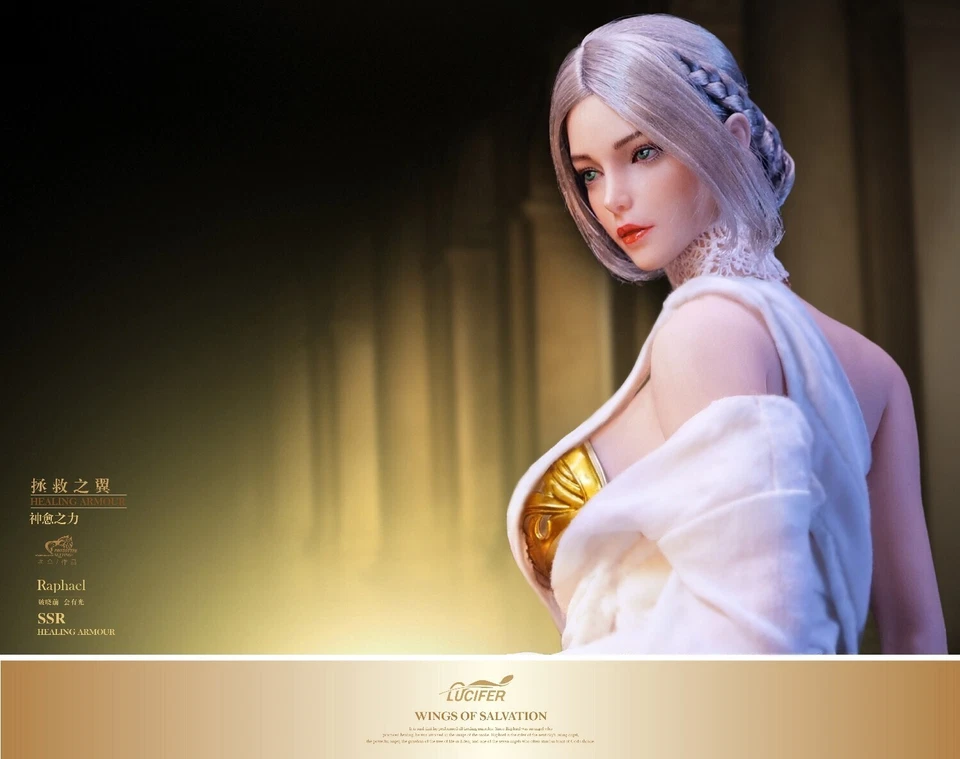 FIGURA 1/6 LUCIFER LXF2310-C Alas de Salvación ARMADURA CURATIVA Cantante Rafael Foto 3 de 4