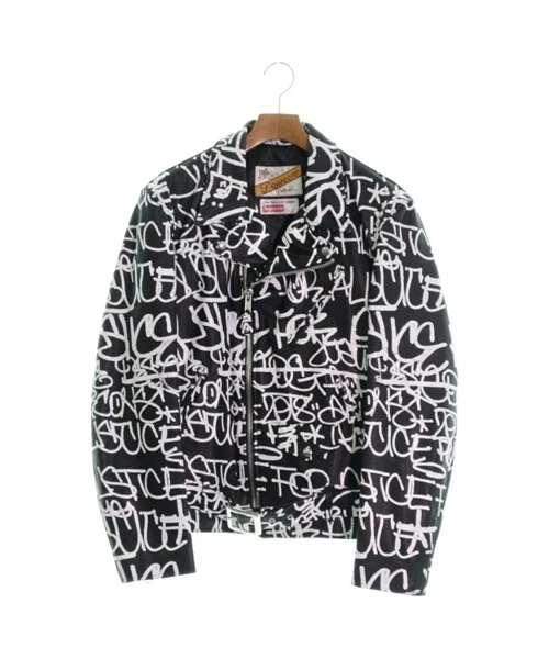 Supreme Comme des Gracons Shirt Schott Painted Perfecto Leather M 2200295668109