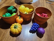 Learning Resources Farmer's Market Color Sorting Set Replacement Baskets  Food