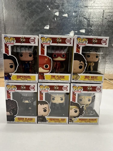 Funko Pop! Movies The Flash Wave 1 set of 6 Vinyl Figures