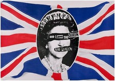 SEX PISTOLS God Save The Queen A3 Collector Art Card