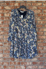 LOFT Multicolored Long Sleeve Dress Size S NWT