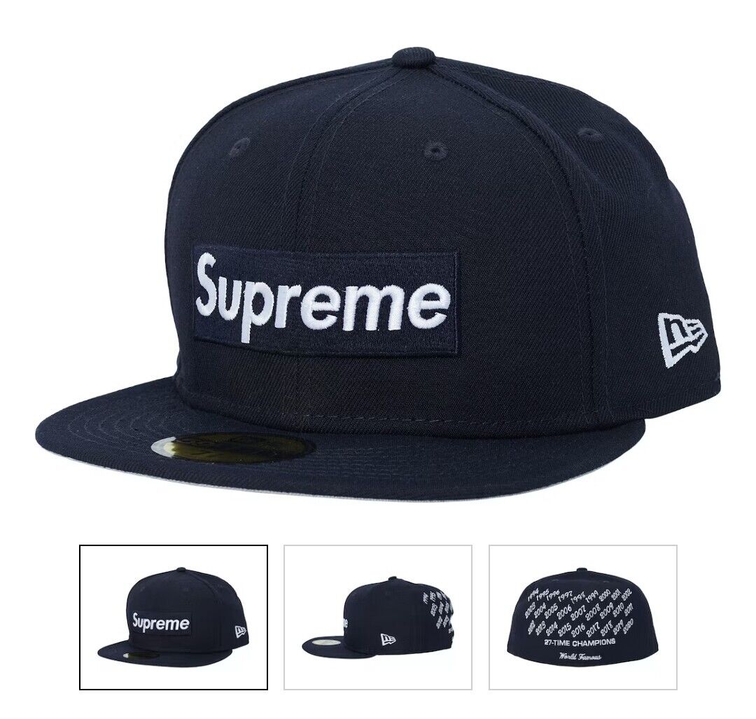 Buy Supreme x New Era Champions Box Logo Hat 'Black' - SS21H30 BLACK