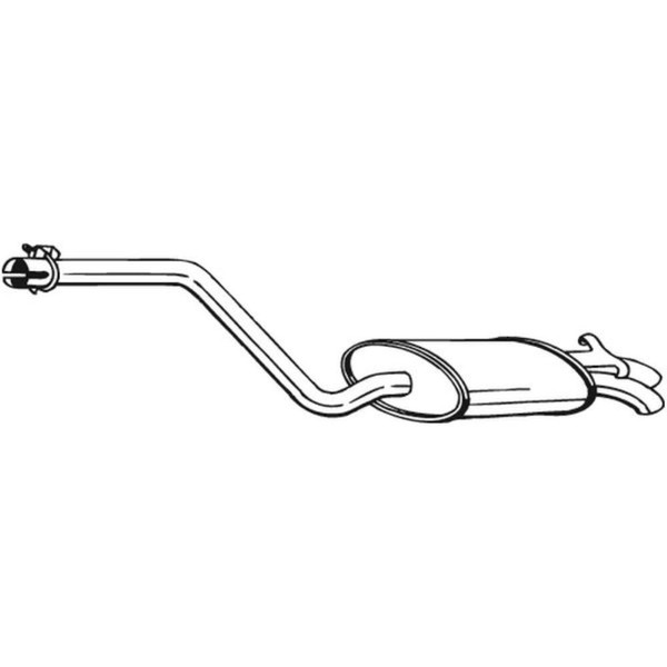Bosal EndschalldäMpfer SchalldäMpfer Passend FüR Mercedes-Benz 190 282-333-image