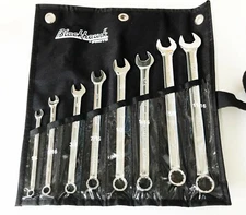 8pc Blackhawk Proto Long Pattern Combination Wrench Set 12-Point SAE BW-1108TS