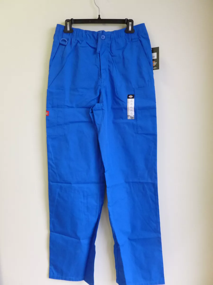 | Scrub Zip Cargo TSM, Royal Dickies MPN TMD eBay Drawstring Blue 856406 Fly Pant