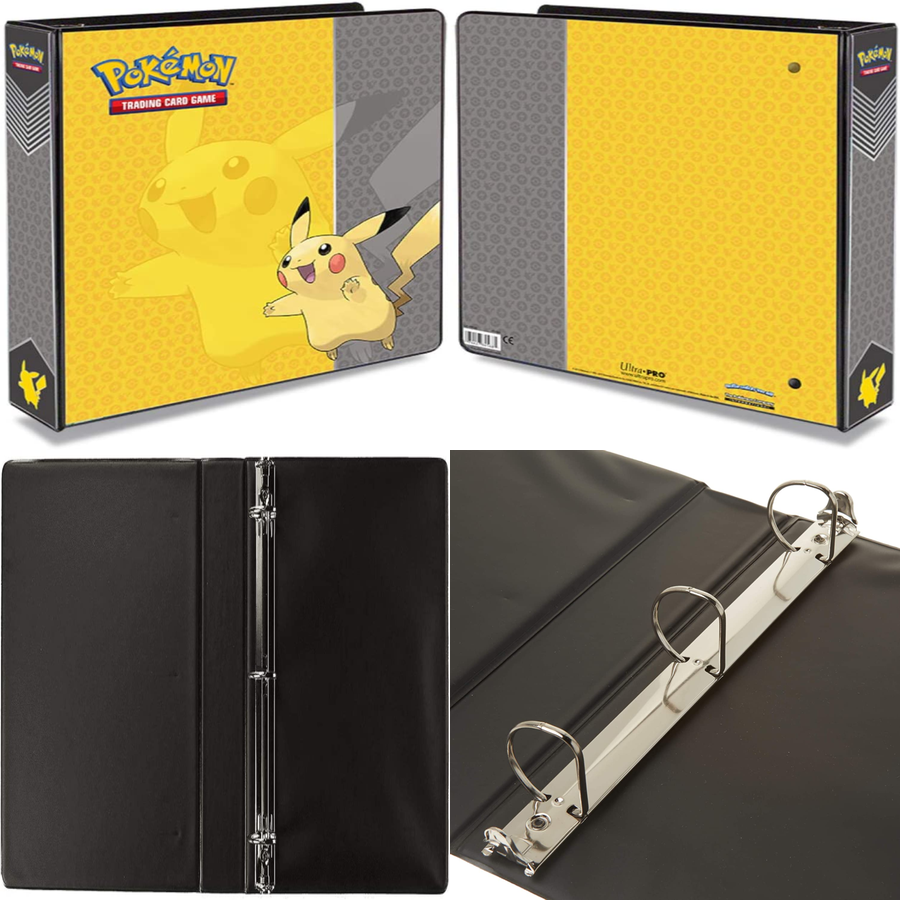 pokemon pikachu 3 ring binder card album 2 Amazon.com: Ultra Pro Pokemon Pikachu 2'' 3-Ring Binder : Toys & Games main image 1