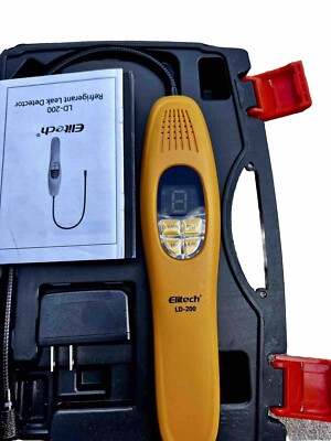 Elitech Refrigerant Leak Detector Automotive Halogen Gas Freon Sniffer LD-100+