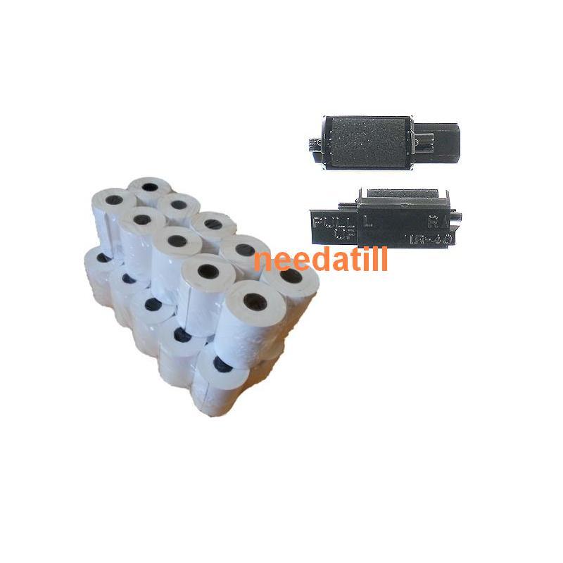 Casio 130cr Casio 130CR 130 CR Till Rolls And Ink Roller Starter