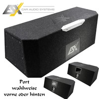 ESX DBX208BPQ 800 Watt Dual-Subwoofer Auto Bandpass 2X20Cm Bassbox 2X2 Ohm