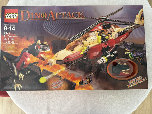 LEGO 7477 Dino Attack T-1 Typhoon vs T-Rex Unopened Sealed Box New