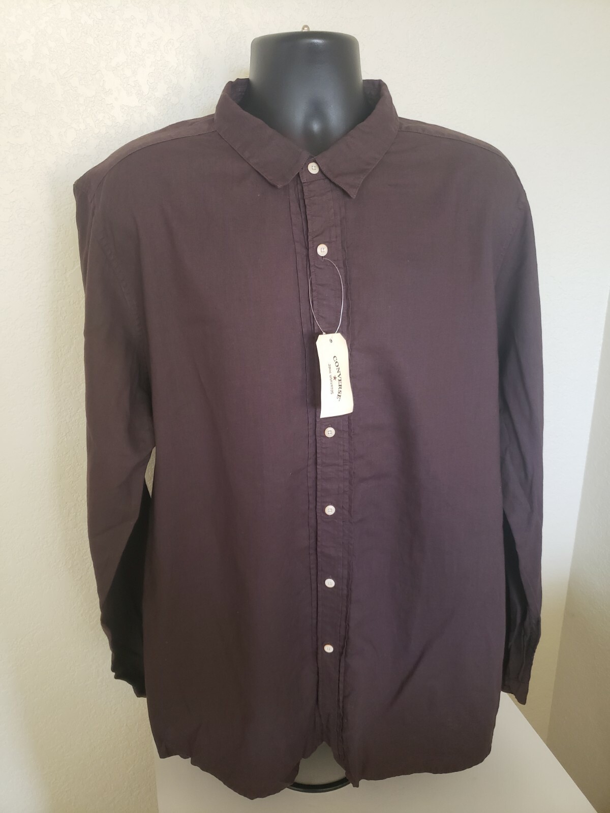 $165 Converse x John Varvatos Dress Shirt NWT Size 2XL