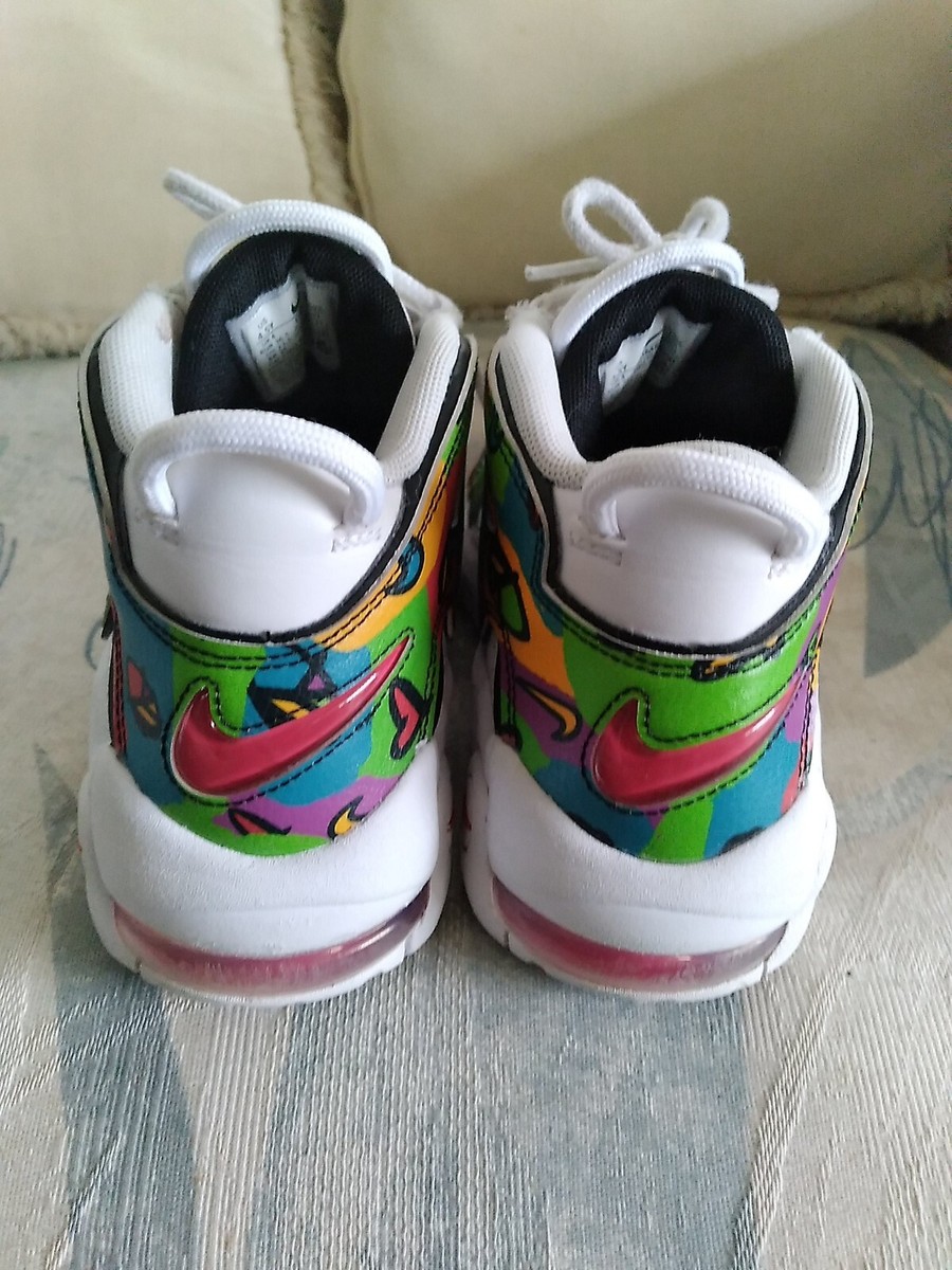 Nike Air More Uptempo Peace Love Swoosh White Multi DM8155