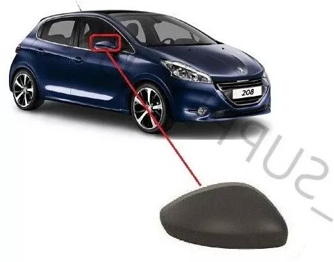 Peugeot 208 2012 - 2019 Wing Mirror Cover RH or LH Side Blanc Nacre