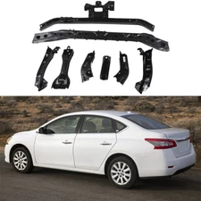 For 2013-2019 Nissan Sentra Front Support Radiator Brackets Kit Set Steel 8pcs