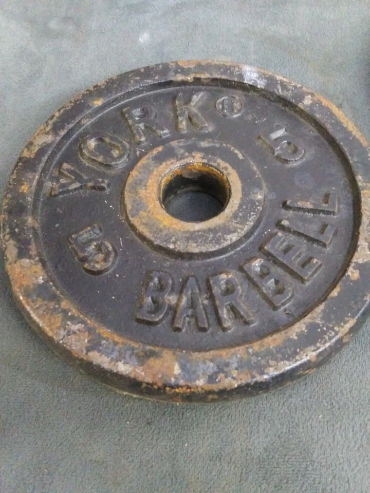 2 barras vintage de 5 libras cada una usadas  Foto 2 de 3