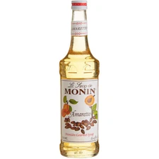 Monin Premium Amaretto Flavoring Syrup 750 mL 544SYPAR047A