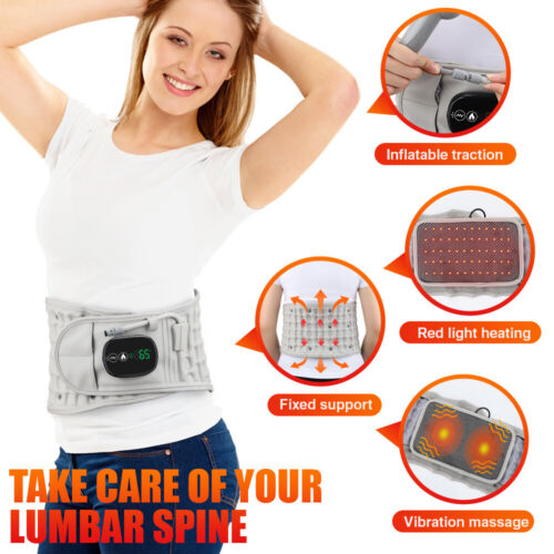 Inflatable Decompression Back Belt Lumbar Support for Lower Back Pain Relief