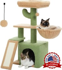 Torre para gatos con rampa rascadora de sisal para todos los tama os de razas US