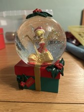 Disney Store, Tinker bell Christmas Snow Glitter Globe 2006