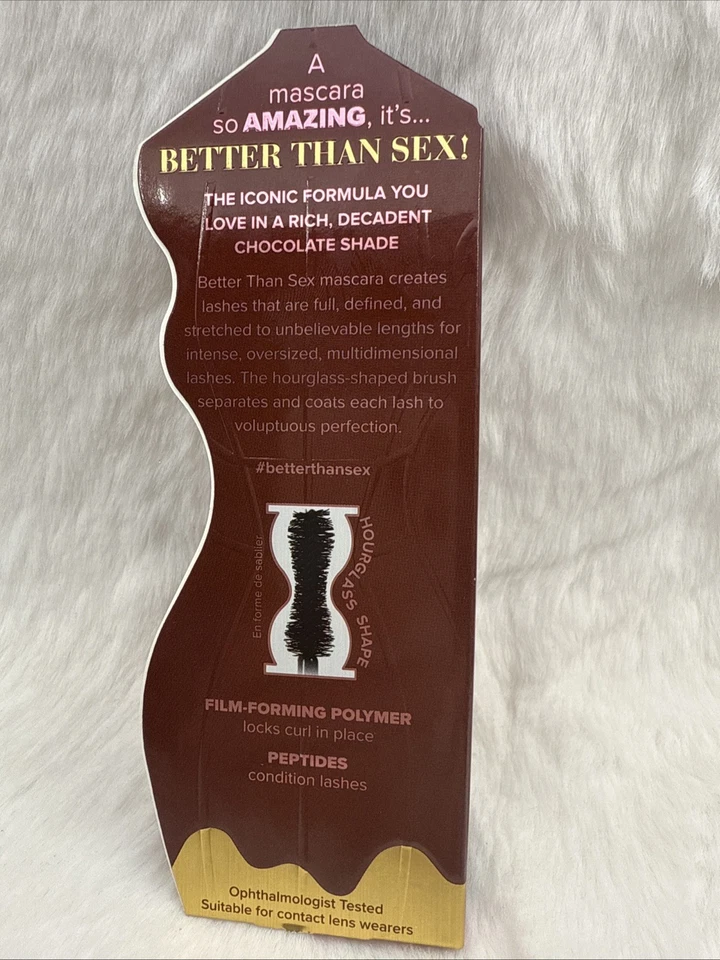 Máscara de pestañas Too Faced Better Than Sex chocolate 8,0 ml / 0,27 fl. oz - nueva en caja - auténtica Foto 2 de 2