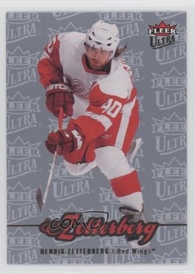 2007-08 Fleer Ultra Ice Medallion 64/100 Henrik Zetterberg #125 2d8