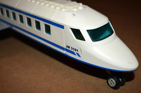 3181 LEGO CITY Passenger Plane 2 Minifigures Tow & Baggage Truck - 95% Complete