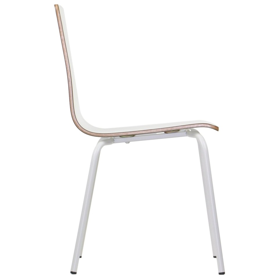 Chaise de conférence pour restaurant, bar, hôtel, bureau, blanc/blanc, WERDI A