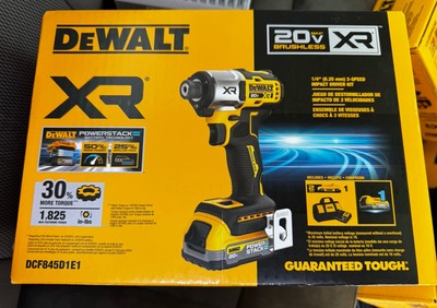 DeWALT DCF845D1E1 20V MAX XR 1/4'' Impact Driver w/ POWERSTACK Kit NEW